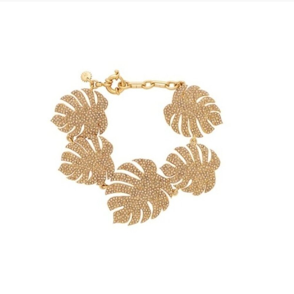 (SOLD) India Hicks Palm Leaf Bracelet, Gold NIB Retired Item HTF - Picture 3 of 6